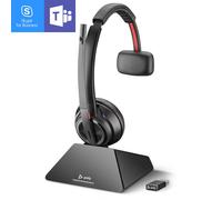 Poly Plantronics Savi 8210 UC MS Mono Auriculares inalámbricos para empresas optimizados para Skype