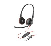 Poly Blackwire 3220 Stereo USB-C Headset +USB-C/A Adapter (Bulk) 8X228A6