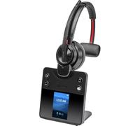 Poly Poly Savi 8410 Office Mono MS Moderno auricular DECT con conectividad de 3 vías para PC, teléfono fijo y móvil