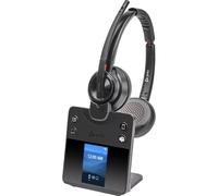 Poly Poly Savi 8420 Office Duo MS Auricular DECT con conectividad de 3 vías para PC, teléfono o teléfono móvil