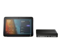Poly Poly Studio G9 Plus Kit básico con tablet táctil y mini PC HP para configurar salas de Microsoft Teams listas para usar