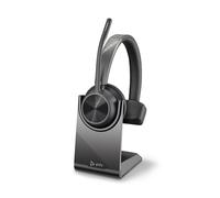 Poly Poly Voyager 4310 USB-A + soporte de carga Auriculares inalámbricos profesionales, flexibles y cómodos, para comunicarse en alta definición
