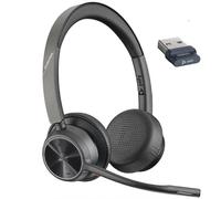 Poly Poly Voyager 4320 USB-A Microsoft Teams Auricular inalámbrico estéreo flexible para una inmersión sonora total en sus reuniones a distancia
