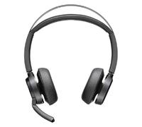 POLY - Auriculares Voyager Focus 2 USB-C-C con certificación Microsoft Teams + adaptador USB-C/A