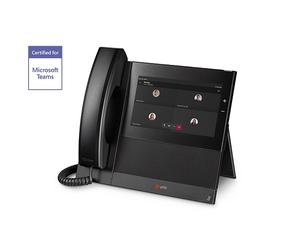 Poly Polycom CCX600 MS para Teams/Skype For Business Teléfono profesional diseñado para gerentes y ejecutivos con un botón optimizado para Microsoft y una