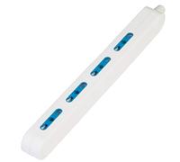 Poly Pool AR2442X Regleta Inalámbrico y con 4 Tomas Bivalentes 10A o 16A, Blanco