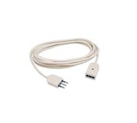 Poly Pool PP0382S Alargador 5 m, Enchufe y Encendedor de 10 A, Color Blanco