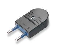 POLY POOL PP0455.1X Enchufe Volante Italiano Pequeño 10A 2P Enchufe con Abrazadera de Cable Aislante de Tornillo Enchufe para Casa y Trabajo Made in Italy Empuje Volante de Tecnopolímero