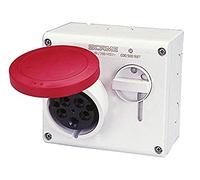 Poly Pool PP0732 - Toma de pared con dispos. Bloqueo IEC309 16A 3P+N+T 346÷415V~