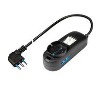 Poly Pool PP25002XL Toma MultiplaP40 Pluristandard, Enchufe ahorraespacio Grande 16 A, 1,5 Metros Cable e Interruptor, Negro, 3500 W