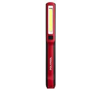 POLY POOL PP3164 Linterna Led Recargable De Trabajo con Luz Ultra Led COB 3W 200lm y Linterna Superior 140lm, Lampara Portátil Adecuado para Trabajo de Taller, Clip Magnético y Batería Recargable USB