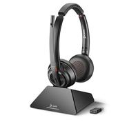 Poly Savi 8220 UC Sistema Inalámbrico de Auriculares DECT para Oficina Negro