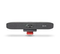 Poly Studio R30 - Sistema de videoconferencia 4K (Plantronics) - Cámara, micrófono y barra de altavoces para salas pequeñas - Seguimiento del presentador, NoiseBlockAI y encuadre del participante
