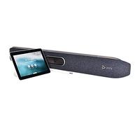 Poly - Studio X50 (Polycom) con controlador táctil TC8 - Barra de video y audio 4K - Sistema de conferencias para salas de reuniones de tamaño mediano - Funciona con equipos, zoom y más (renovado)