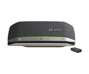 Poly Sync 20 + Sy20 Altavoz Portátil Bluetooth para Conferencias Plata