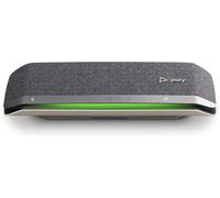 Poly SYNC 40 - Altavoz inteligente USB-A/USB-C, Bluetooth, matriz de tres micrófonos dirigibles, audio dúplex completo, IP64, hasta 30 horas de duración de la batería, controles en el dispositivo