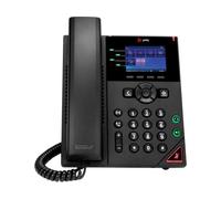 Poly teléfono ip vvx 250 de 4 líneas y habilitado para alimentación