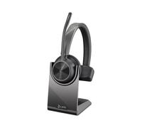 POLY Auriculares Voyager 4310-M USB-C con certificación para Microsoft Teams + llave BT700 + soporte de carga