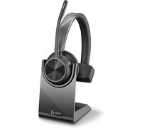Poly Voyager 4310 UC Auricular Inalámbrico Monoaural con Base de Carga Negros