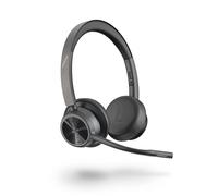 POLY Voyager 4320 M Auriculares Inalámbricos con Dongle USB Negros Teams certifi