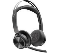 Poly Voyager Focus 2 Auriculares Bluetooth 5.1 con ANC Híbrida, Micrófono Acoustic Fence, USB-A, Certificación Microsoft.