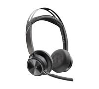 POLY Voyager Focus 2 Microsoft Teams Certified USB-C-C Headset +USB-C/A Adapter +Charging Stand