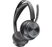 Poly Voyager Focus 2 UC Auriculares Inalámbricos USB-C con Cancelación de Ruido Activa