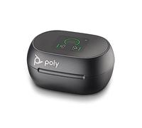Poly Voyager Free 60+ UC Estuche de Carga con Pantalla Táctil para Adaptador BT700 USB-C, Negro