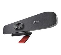 Poly Studio R30 - Sistema de videoconferencia 4K (Plantronics) - Cámara, micrófono y barra de altavoces para salas pequeñas - Seguimiento del presentador, NoiseBlockAI y encuadre del participante