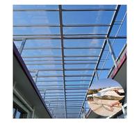 Polycarbonate Panel Roofing Sheets,Greenhouse PC Endurance roof Board,UV Protection Rainproof , Easy Cut, Outdoor Awning Covers, Roof Cladding,Greenhouse Shed Canopy ( Color : 1.5mm , Size : W0.8xL5m/