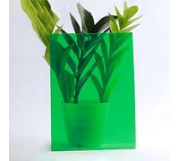 Polycarta - Lámina verde de 1,2 mm de grosor, resistente a la intemperie, fácil de cortar e instalar para jardín e invernaderos al aire libre, 1,22 m x 6 m