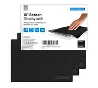 POLYCLEAN 3 paños de limpieza de microfibra para pantallas de 10 pulgadas (23 x 17 cm)