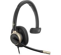 Polycom HP Poly Mission 810 Auricular USB-C Mono con Cancelación Activa de Ruido (ANC), Aíslate del Ruido y Concéntrate, Micrófono con cancelación de Ruido con IA, PC y Mac