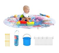 Polyester Fiber Beach Plannacks para Niños - Plantas Plateadas Niñoss Pequeños con Alfombra De Playa Y Cubo De Agua | Juguetes De Agua Al Aire Libre Protegidos por para Niños Chicas Jóvenes