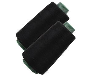Polyester Sewing Thread - 2200 Meters Polyester Sewing Tool Thread | 2 Spools Cloth Crafts Sewings Threads | 40/2 High-Speed Efficient Threads For Sewings Machines, Hand Stitching, Quilting, And
