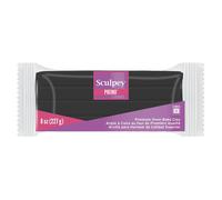 Polyform Sculpe Polymer Premo Polimer Bake Clay Negro no txico 8 oz. barra ideal para joyas que hacen festivos bricolaje de medios mixtos y proyecto