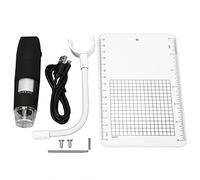 PolyGen 2MP Digital Microscope with WIFI Connection 1080P HD Video 50-1000X Magnifier with 8 Lights for Phones and Computers via USB for Skin Observation