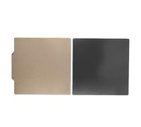 PolyGen 3D Printer Bed 350x350mm Flexible Magnetic Heated Bed, Featuring PEO Rhinestone Finish and Frosted PEI Texture, Spring Steel Plate for