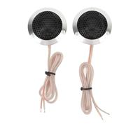 PolyGen Altavoces de Tweeter Mini Domo Rango de frecuencia de 1,5 Hz a 20 KHz, Potencia DC12 V 10 W, Juego de Pares de fácil instalación para la mayoría de los Sistemas de