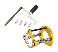 PolyGen Aluminum Alloy Router Lift with 70mm Stroke Capacity and Stainless Steel Components Compatible with 64mm to 66mm Routers A Woodworking Router Table Lift System