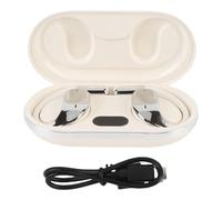 PolyGen Auriculares con Dispositivo traductor tecnología de traducción AI y batería de Larga duración, diseño de oído Abierto, Auriculares con traductor de Idiomas con V5.4 (Beige)