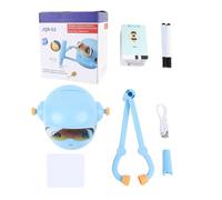 PolyGen Auto Drawing Robot with Interactive Learning System, 1800mAH Battery, Educational Drawing Robot with 100 Cards for Animals / Plants Graphic Recognition