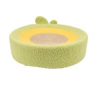 PolyGen Avocado Cat Scratching Pad with Ergonomic Design for Daily Claw Maintenance and Rest Reduces Furniture Damage 15.75 Inch Sisal Cat Lounge Bed