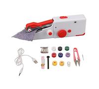 PolyGen Battery Powered Sewing Tool for on the go mending. A Mini Portable Sewing Machine with an Ergonomic Handheld Sewing build for fabrics, jeans, and simple DIY tasks,