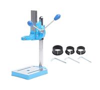 PolyGen Bench Drill Press with 40cm Column and Cast Aluminum Construction, 38 to 50mm Electric Drill Clamp Holder for Accurate Drilling, Drill Press Stand