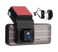 PolyGen Car DVR 1080P Front Driving Recorder and VGA Rear Camera with 3.16 Inch Screen 120 Degree Wide Angle Night Vision G Sensor and Built In WiFi