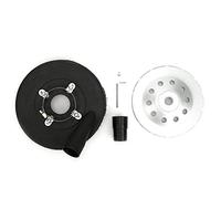 PolyGen Cubierta antipolvo para esmerilado de 180 mm con disco abrasivo de 180 mm incluido, abrazadera ajustable de 48-76 mm, accesorios para amoladora angular para operación sin