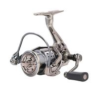 PolyGen Durable Sea Fishing Reel with Interchangeable Rocker Arm and Chamfer Spool for Saltwater and Freshwater Use for Extended Casting Performance with Metal Construction (1000S)