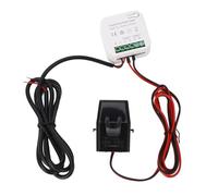 PolyGen Electricity Monitoring Meter with 120A Clamp Sensor, AC 90~250V, 35MM DIN Rail Compatible, Home Energy Meter with App for Hour Day and Month Records