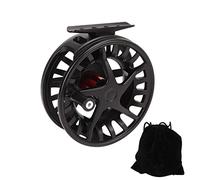 PolyGen Fly Fishing Reel with Reversible Left/Right Hand Retrieve for Saltwater and Stream Fishing, Generous Line Capacity, 7/8 Weight Large Arbor Aluminium Alloy Frame